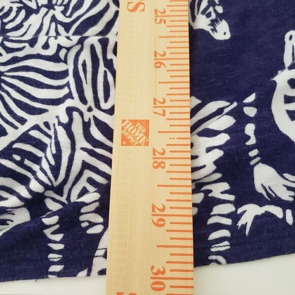 Lilly Pulitzer Matyson Zebra Strapless Dress Bright Navy I Herd You Womens Sz XS - Picture 12 of 12